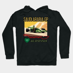 Saudi Arabian Grand Prix, Jeddah Circuit, Formula 1 Hoodie